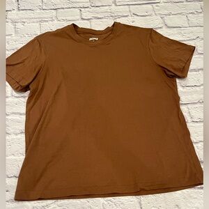Skims Brown umber t-shirt L